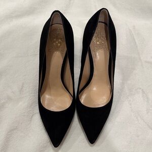 Vince Camuto Black Suede Heels